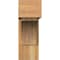 Ekena Millwork Thorton Block Rough Sawn Bracket w/ Offset Brace, Western Red Cedar, 8"W x 22"D x 22"H BKT0806X22X22THR05RWR - alternate 3